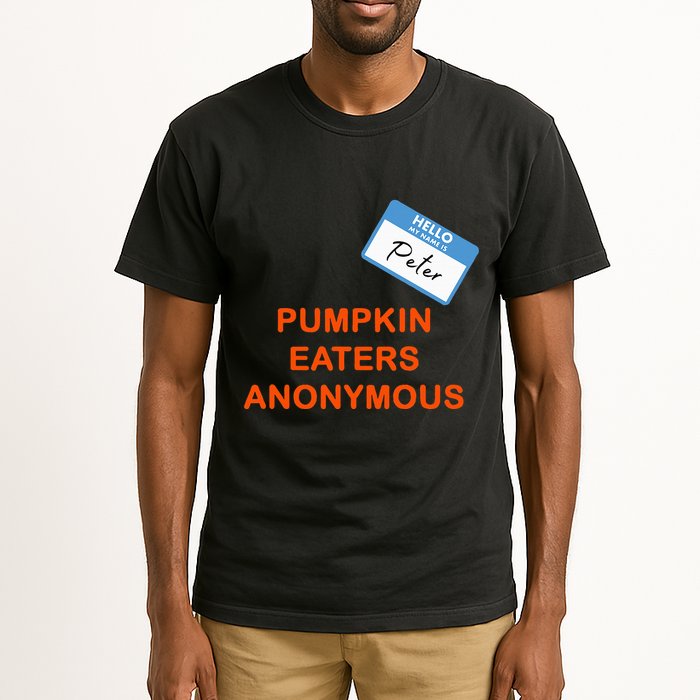 Hello My Name Is Peter Pumpkin Eaters Anonymous Tall T-Shirt