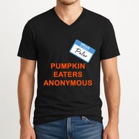 Hello My Name Is Peter Pumpkin Eaters Anonymous V-Neck T-Shirt