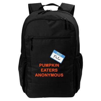 Hello My Name Is Peter Pumpkin Eaters Anonymous Backpack