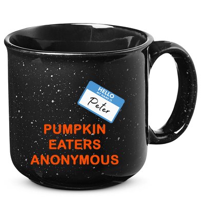 Hello My Name Is Peter Pumpkin Eaters Anonymous 15oz Campfire Ceramic Mug