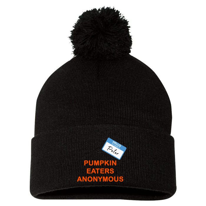 Hello My Name Is Peter Pumpkin Eaters Anonymous Pom Pom 12in Knit Beanie