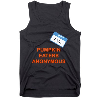Hello My Name Is Peter Pumpkin Eaters Anonymous Tank Top