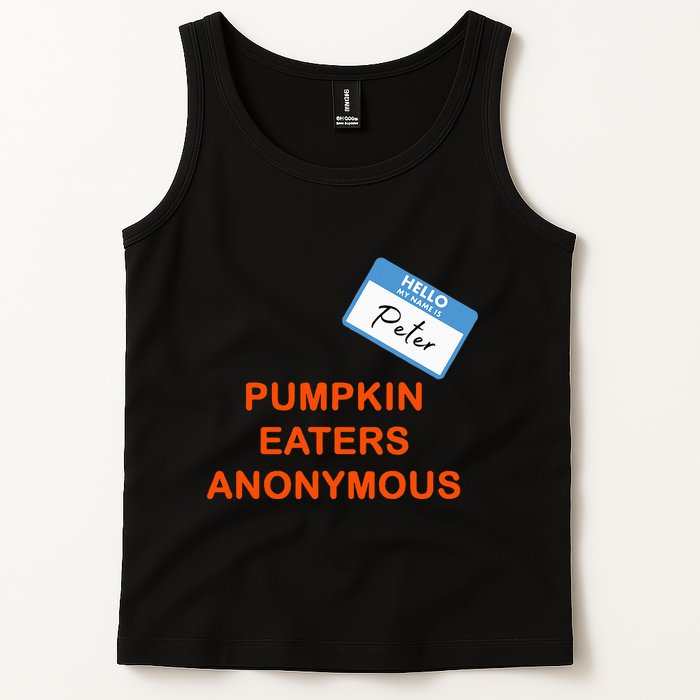 Hello My Name Is Peter Pumpkin Eaters Anonymous Tank Top