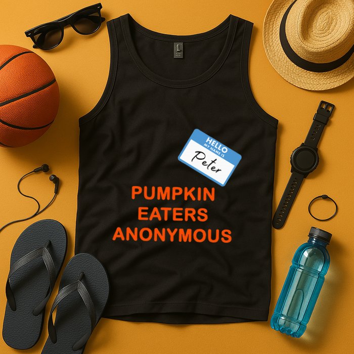 Hello My Name Is Peter Pumpkin Eaters Anonymous Tank Top