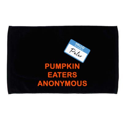 Hello My Name Is Peter Pumpkin Eaters Anonymous Microfiber Hand Towel