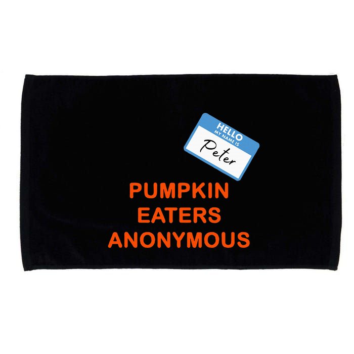 Hello My Name Is Peter Pumpkin Eaters Anonymous Microfiber Hand Towel