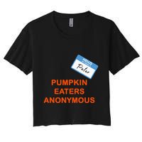 Hello My Name Is Peter Pumpkin Eaters Anonymous Crop Top
