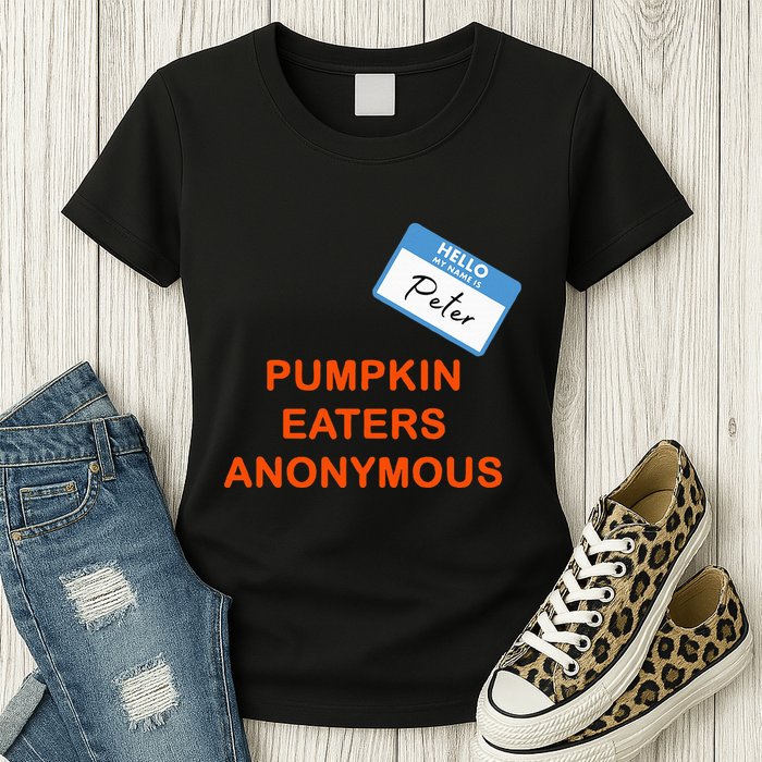 Hello My Name Is Peter Pumpkin Eaters Anonymous Womens T-Shirt