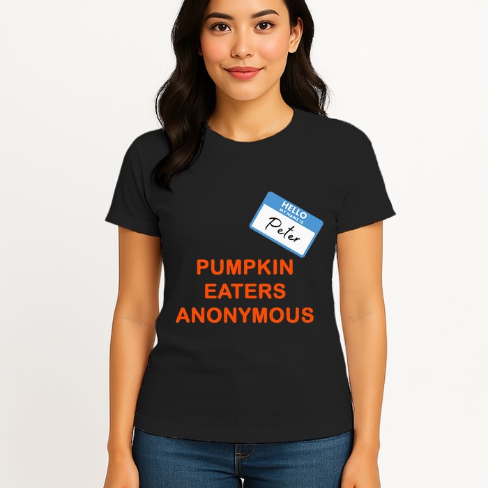 Hello My Name Is Peter Pumpkin Eaters Anonymous Womens T-Shirt