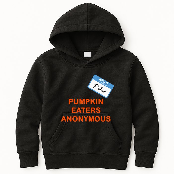 Hello My Name Is Peter Pumpkin Eaters Anonymous Kids Hoodie