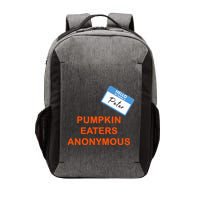 Hello My Name Is Peter Pumpkin Eaters Anonymous Vector Backpack
