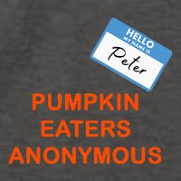 Hello My Name Is Peter Pumpkin Eaters Anonymous Vector Backpack