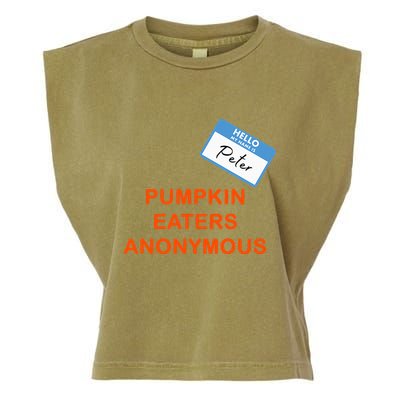 Hello My Name Is Peter Pumpkin Eaters Anonymous Garment-Dyed Women's Muscle Tee