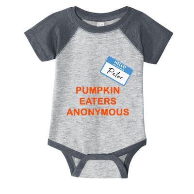 Hello My Name Is Peter Pumpkin Eaters Anonymous Infant Baby Jersey Bodysuit