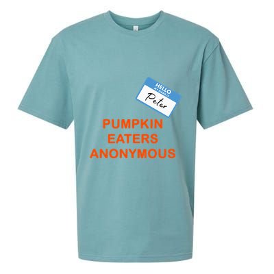 Hello My Name Is Peter Pumpkin Eaters Anonymous Sueded Cloud Jersey T-Shirt