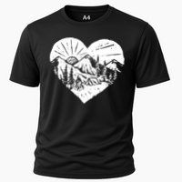 Hiking Mountains Nature Lover Cooling Performance Crew T-Shirt