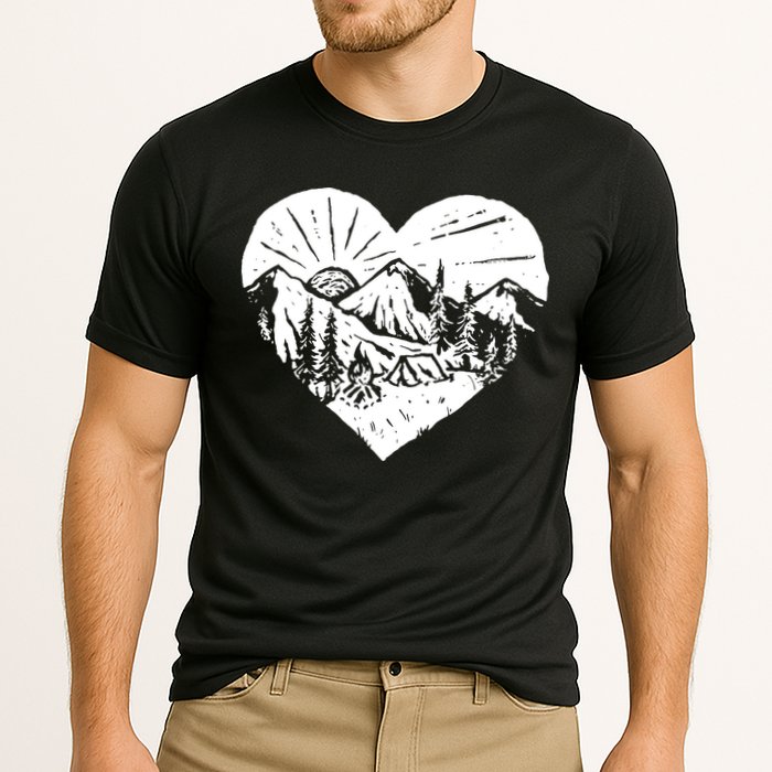 Hiking Mountains Nature Lover Cooling Performance Crew T-Shirt