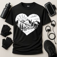 Hiking Mountains Nature Lover Cooling Performance Crew T-Shirt