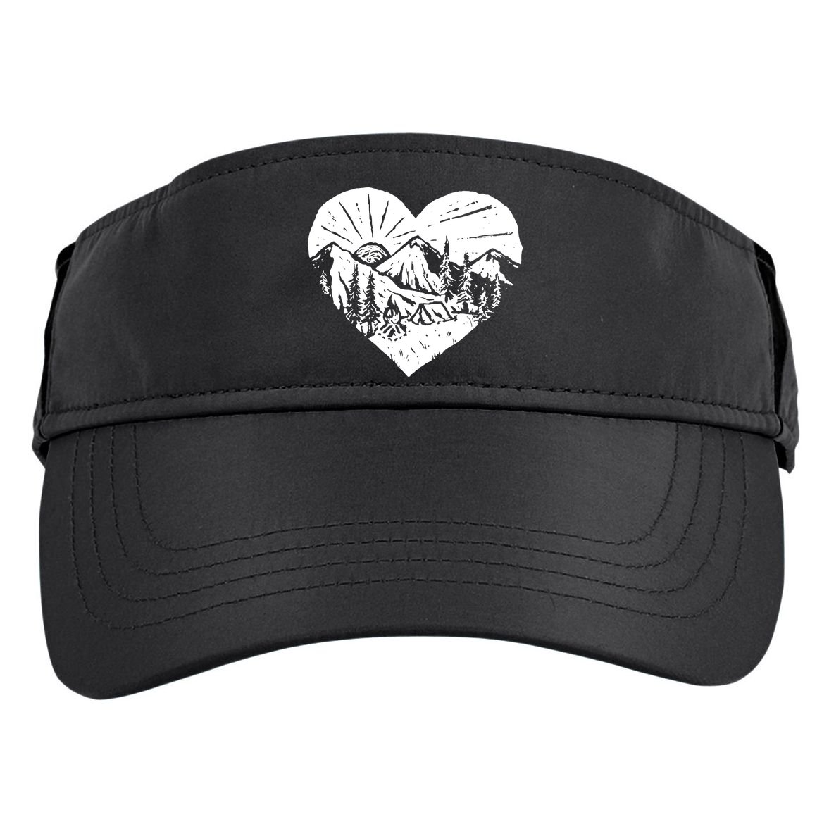 Hiking Mountains Nature Lover Adult Drive Performance Visor