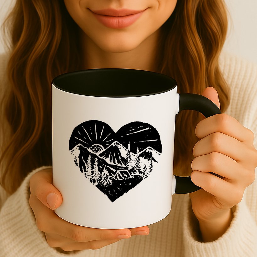 Hiking Mountains Nature Lover Mug