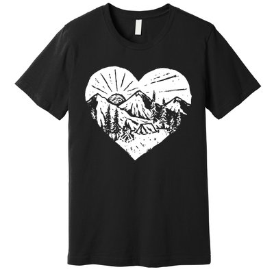 Hiking Mountains Nature Lover Premium T-Shirt