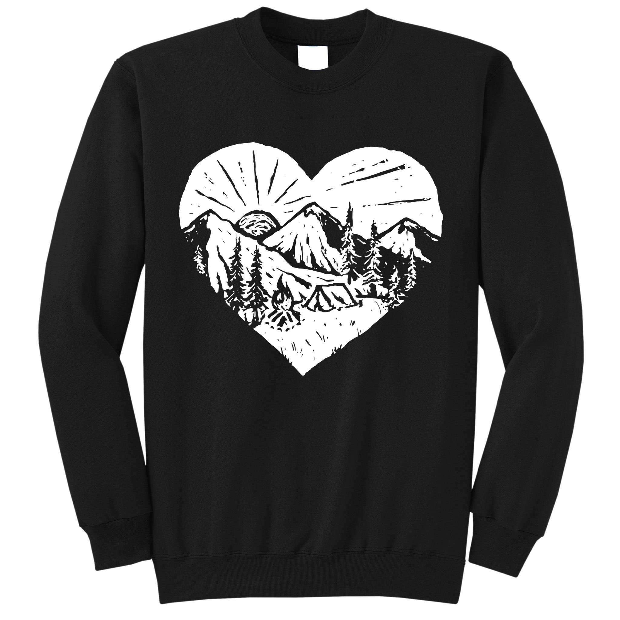 Hiking Mountains Nature Lover Tall Sweatshirt