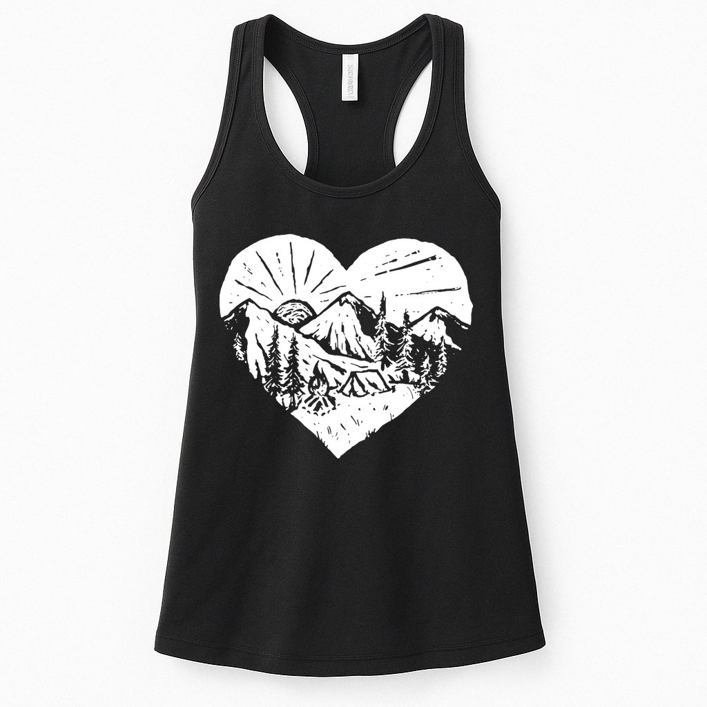 Hiking Mountains Nature Lover Womens Tank Top