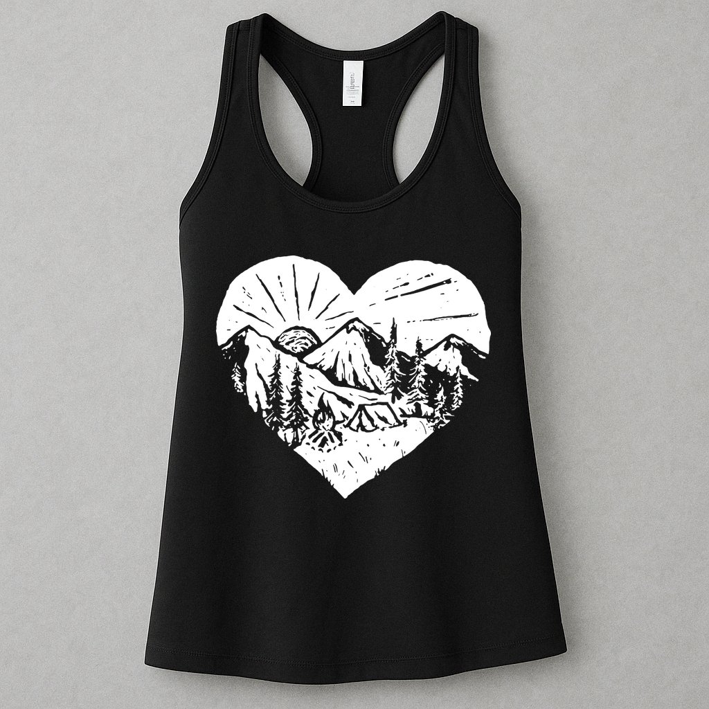 Hiking Mountains Nature Lover Womens Tank Top
