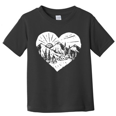 Hiking Mountains Nature Lover Toddler T-Shirt