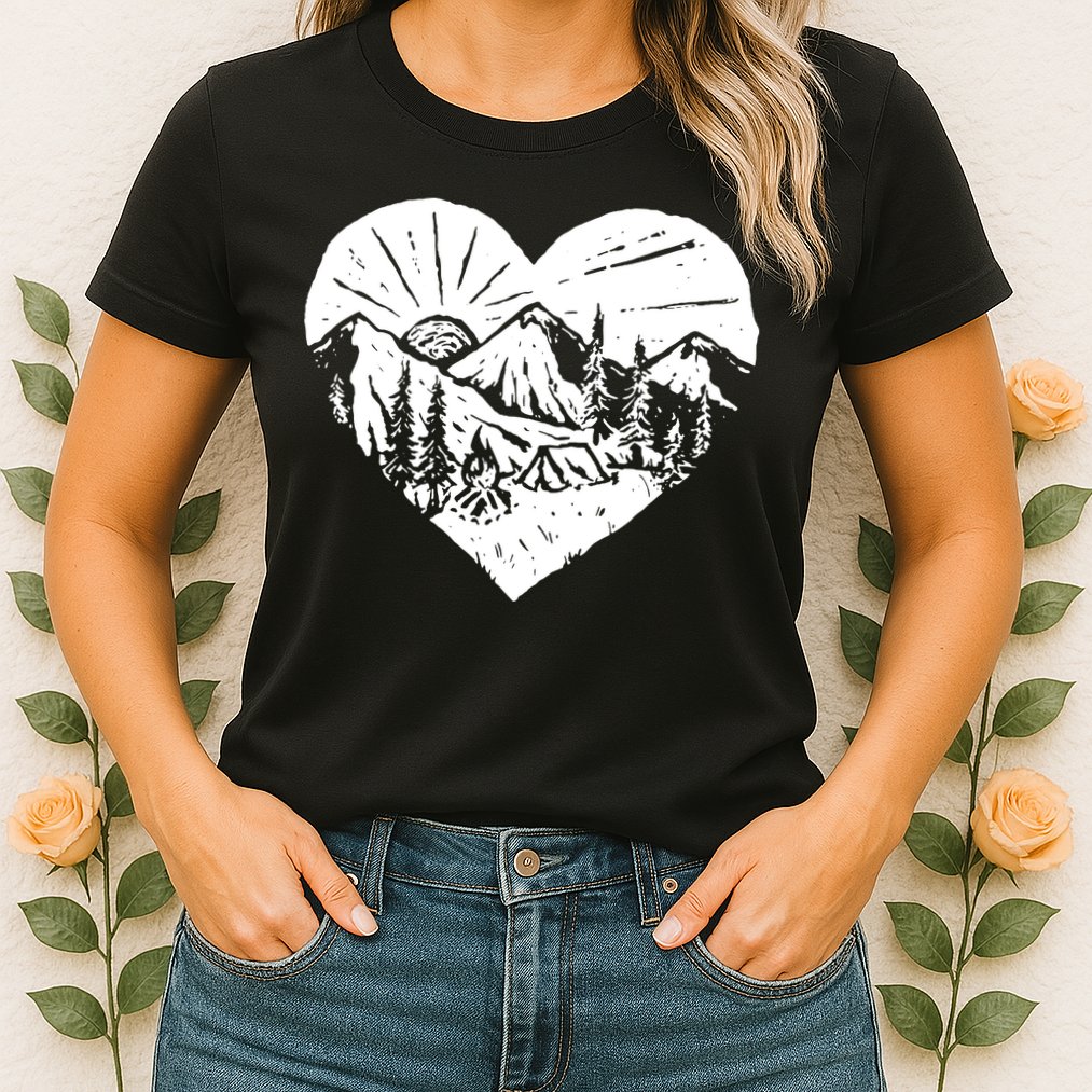 Hiking Mountains Nature Lover Womens T-Shirt