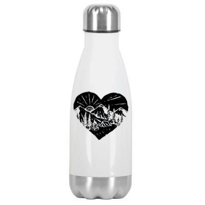 Hiking Mountains Nature Lover Stainless Steel Insulated Water Bottle