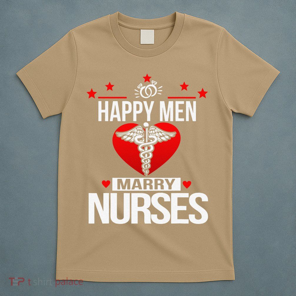 Happy Marry Nurses Valentines Day Gift T-Shirt