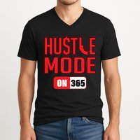 Hustle Mode On 365 V-Neck T-Shirt