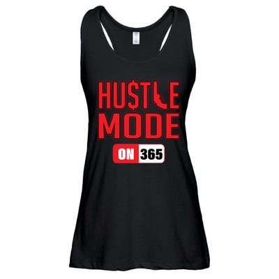 Hustle Mode On 365 Ladies Essential Flowy Tank