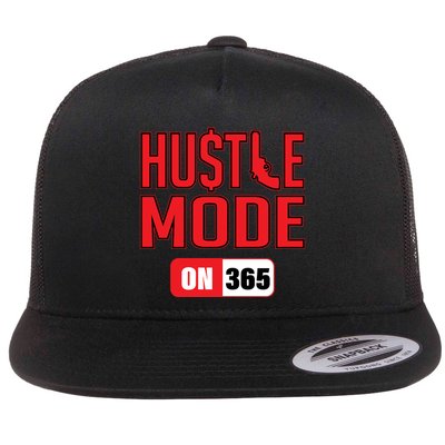 Hustle Mode On 365 Flat Bill Trucker Hat