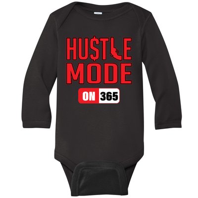 Hustle Mode On 365 Baby Long Sleeve Bodysuit