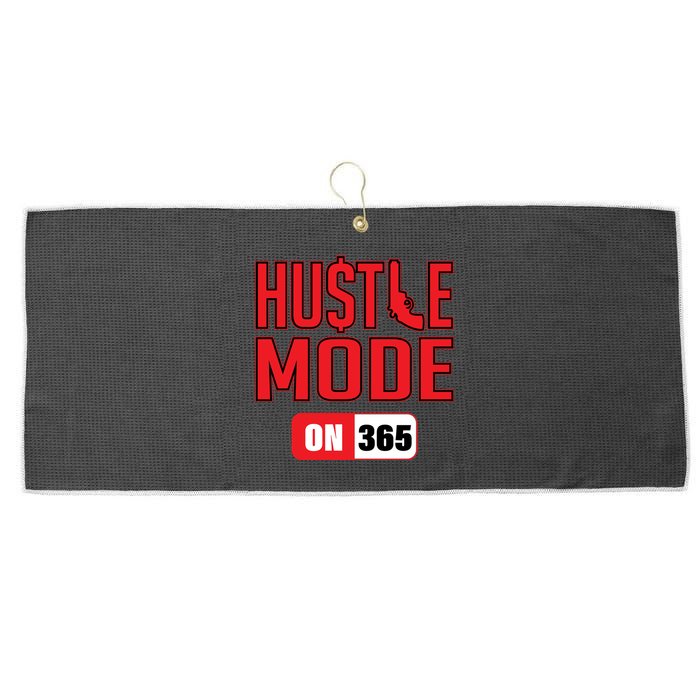 Hustle Mode On 365 Large Microfiber Waffle Golf Towel