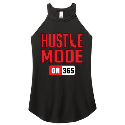 Hustle Mode On 365 Women's Perfect Tri Rocker Tank