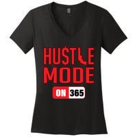 Hustle Mode On 365 Women's V-Neck T-Shirt