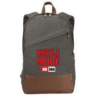 Hustle Mode On 365 Cotton Canvas Backpack