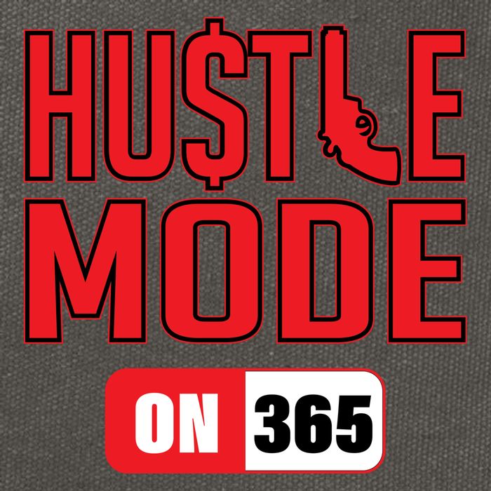 Hustle Mode On 365 Cotton Canvas Backpack