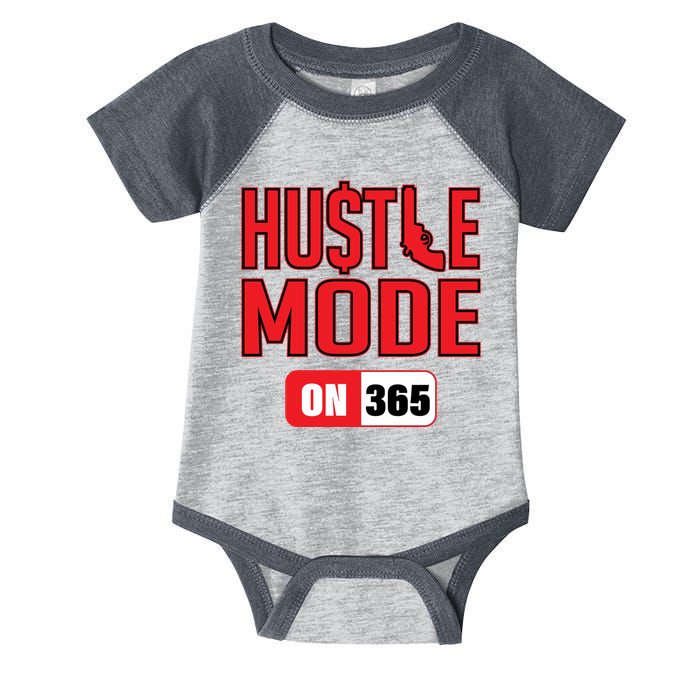 Hustle Mode On 365 Infant Baby Jersey Bodysuit