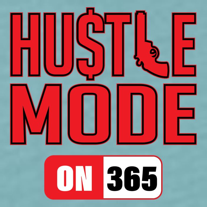 Hustle Mode On 365 Sueded Cloud Jersey T-Shirt