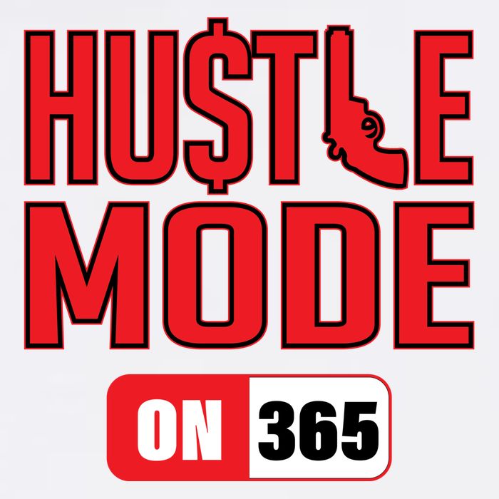Hustle Mode On 365 Garment-Dyed Sweatshirt