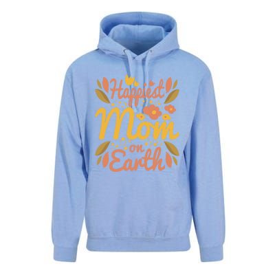 Happiest Mom On Earth Great Gift Funny Mother Mama Cool Gift Unisex Surf Hoodie