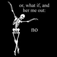 Hear Me Out No Funny Sassy Skeleton Gift 16 in Basic Backpack