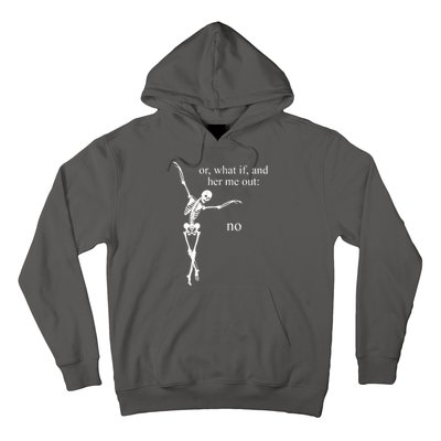 Hear Me Out No Funny Sassy Skeleton Gift Hoodie