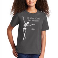 Hear Me Out No Funny Sassy Skeleton Gift Kids T-Shirt
