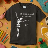 Hear Me Out No Funny Sassy Skeleton Gift Kids T-Shirt