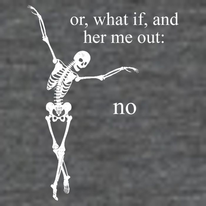 Hear Me Out No Funny Sassy Skeleton Gift Zip Tote Bag